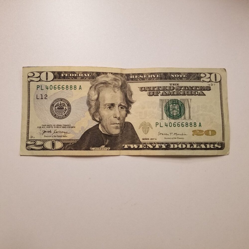 The Series 2017 A 20 Dollar Bill